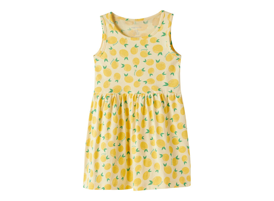 Jurk Vineo tank dress - Double cream lemons