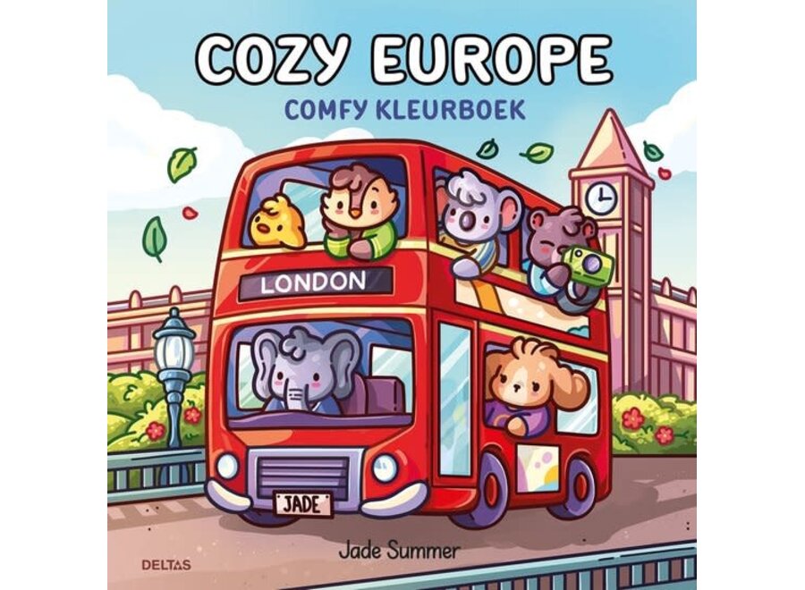 Cozy Europe - Comfy kleurboek Jade Summer