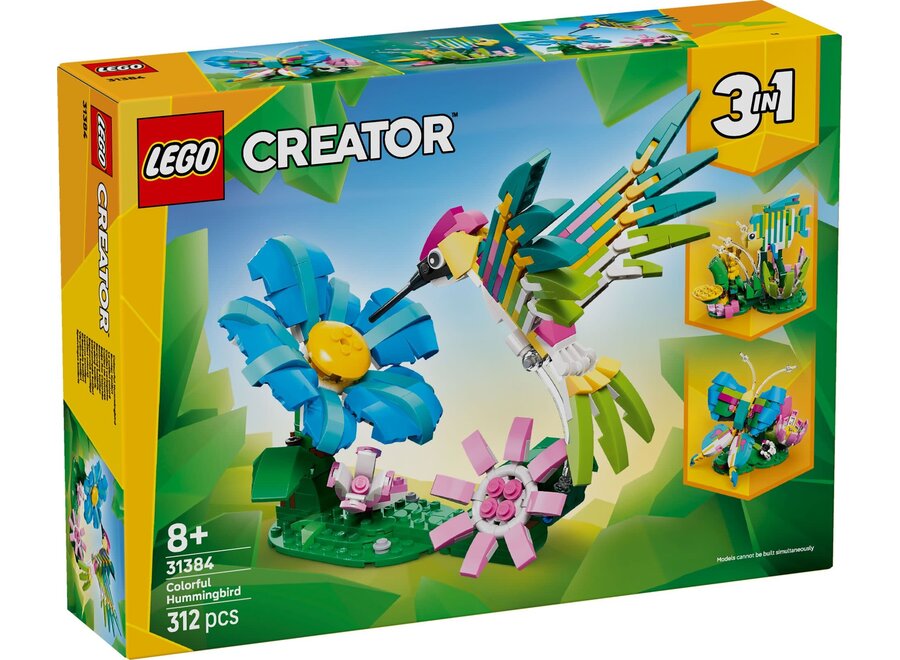 Lego - Creator 3 in 1 Wilde dieren: kleurrijke kolibrie