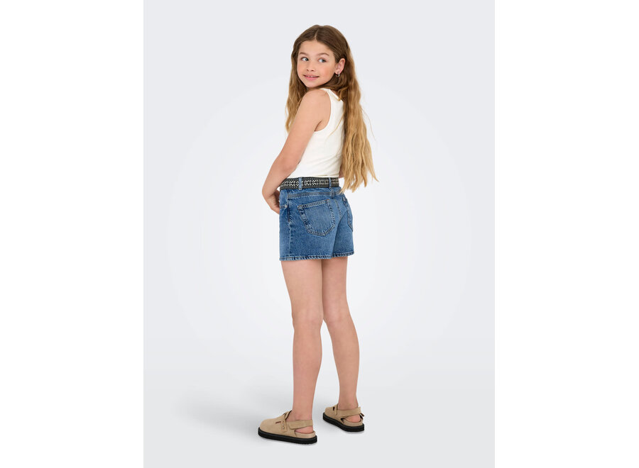 Shorts Ella - Wide denim shorts - Light medium blue