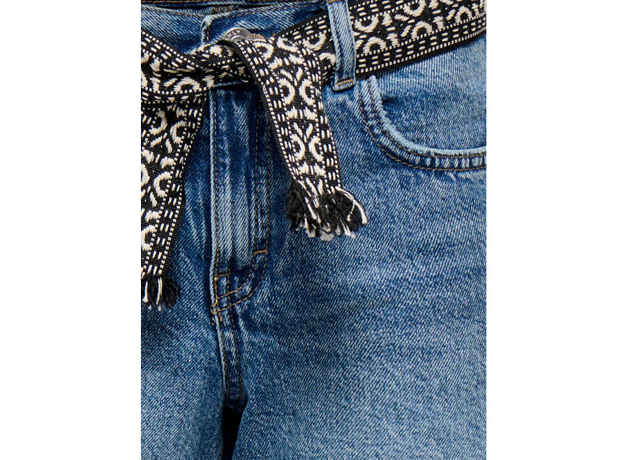 Shorts Ella - Wide denim shorts - Light medium blue