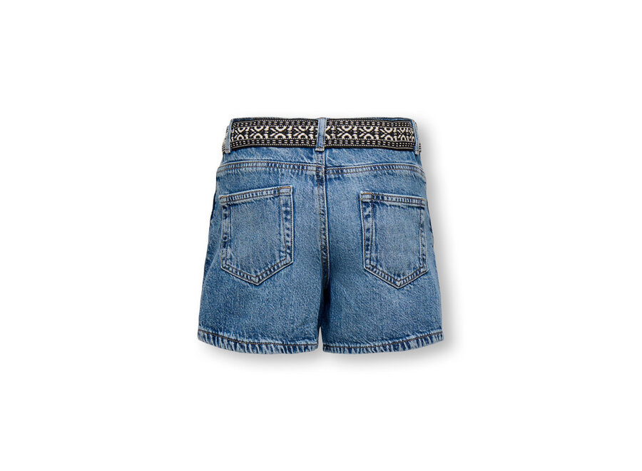 Shorts Ella - Wide denim shorts - Light medium blue