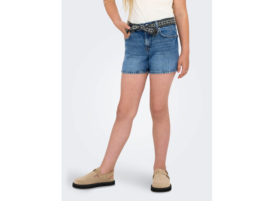 Shorts Ella - Wide denim shorts - Light medium blue