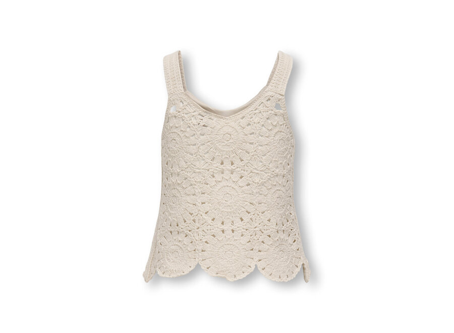 Top Yvonne - Egret white