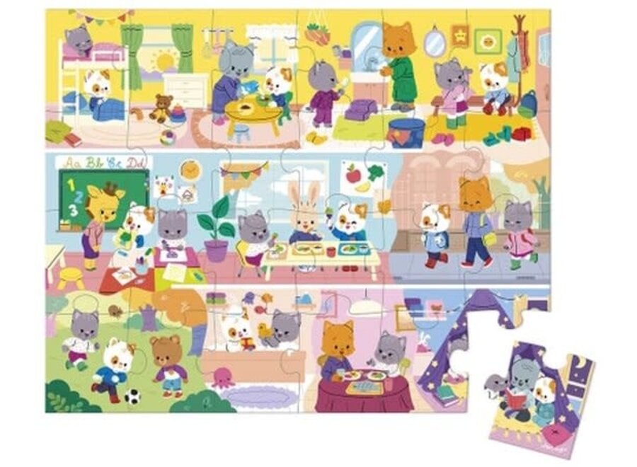 Puzzel - Dagelijkse routine 24 stukjes