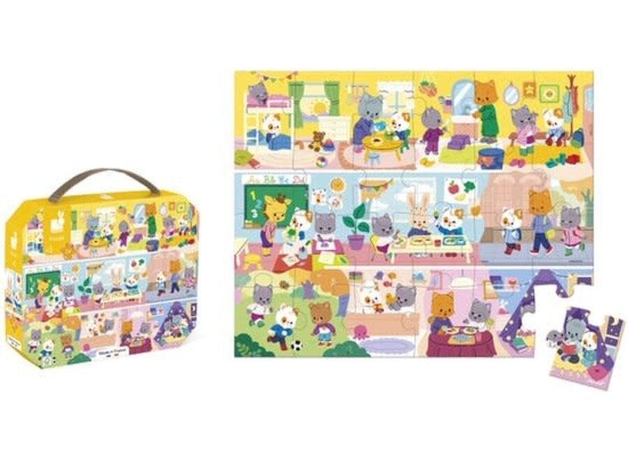 Puzzel - Dagelijkse routine 24 stukjes
