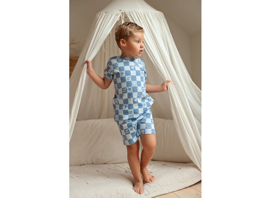Pyjama kort - Chase Check - Premium Summerwear