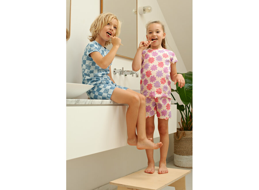 Pyjama kort - Chase Check - Premium Summerwear