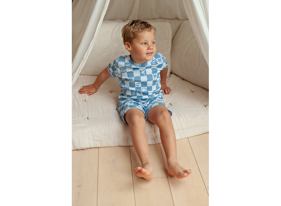 Pyjama kort - Chase Check - Premium Summerwear