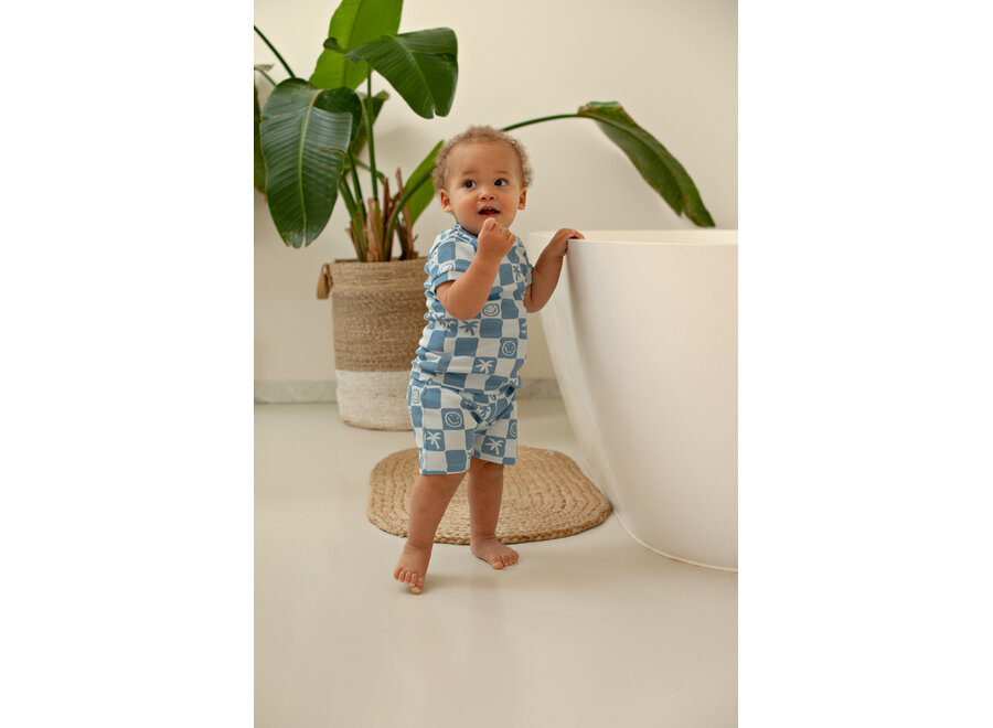 Pyjama kort - Chase Check - Premium Summerwear
