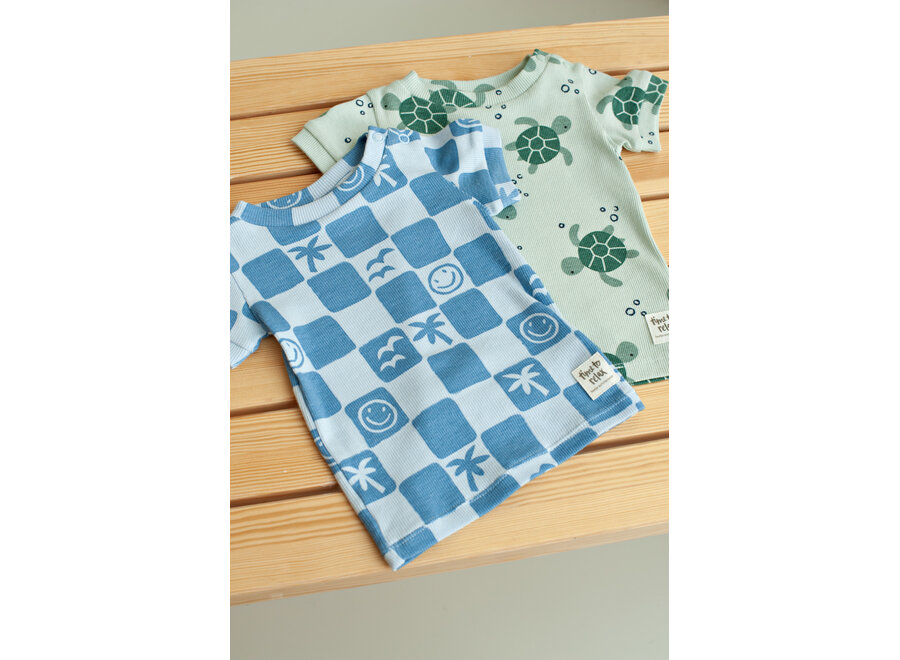 Pyjama kort - Chase Check - Premium Summerwear