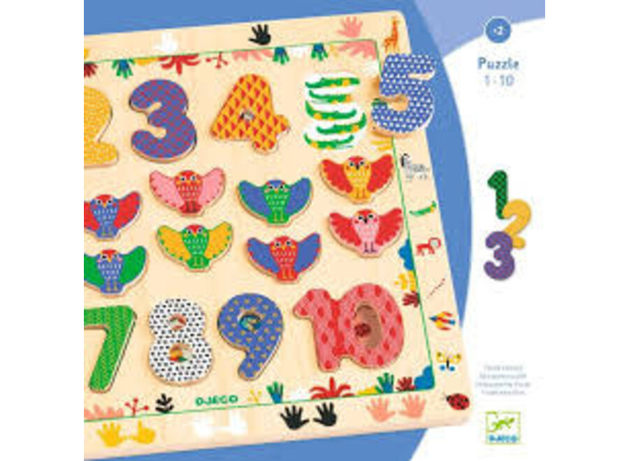 puzzel cijfers 1-10