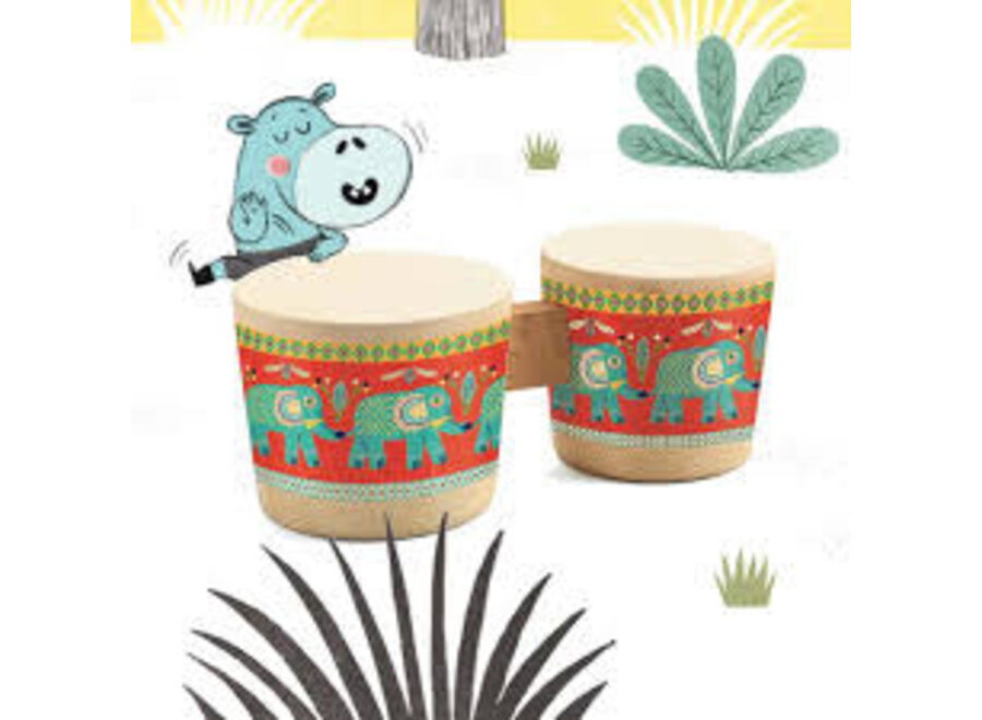 Bongo Dubbele trommel 'Animambo'
