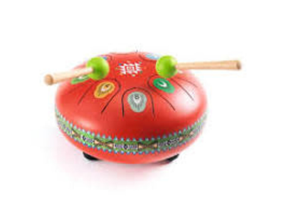 tongtrommel animambo - rood - Ø15 cm