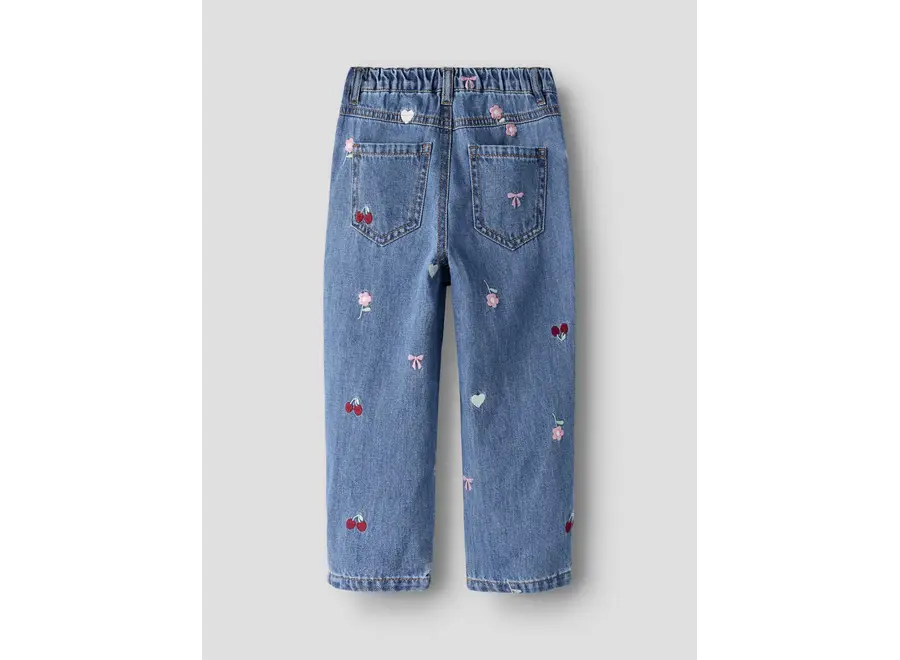 Jeans Bella barrel cherry / heart