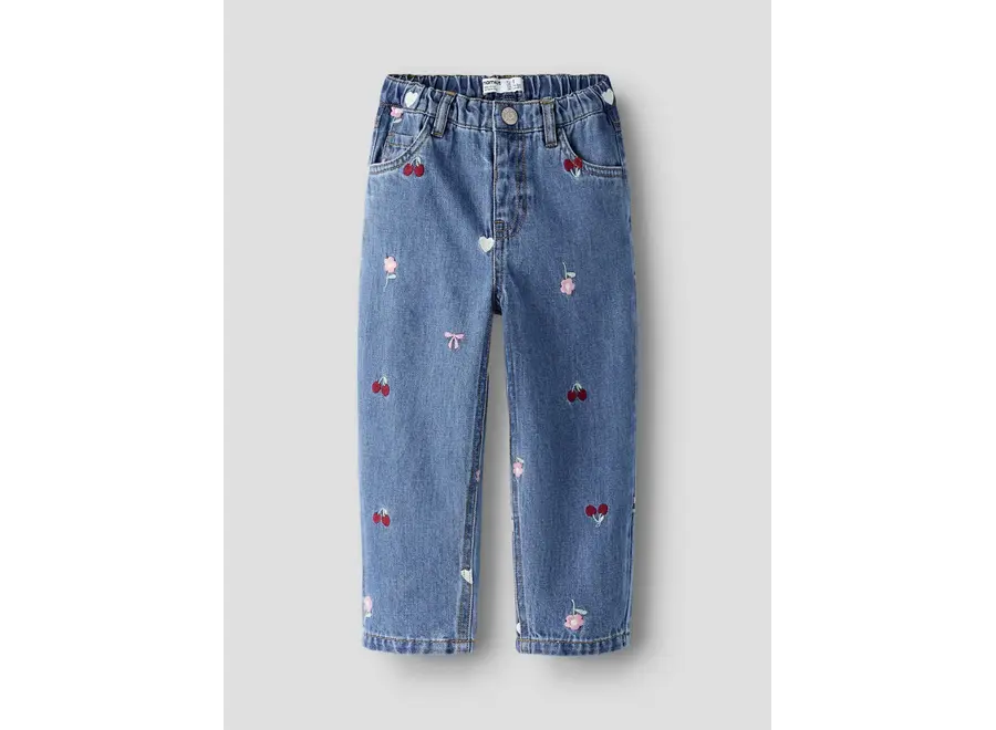 Jeans Bella barrel cherry / heart