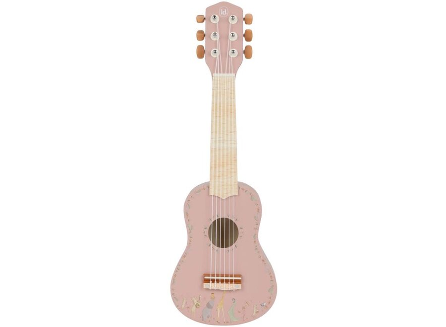 Houten gitaar - Roze - Safari Friends FSC