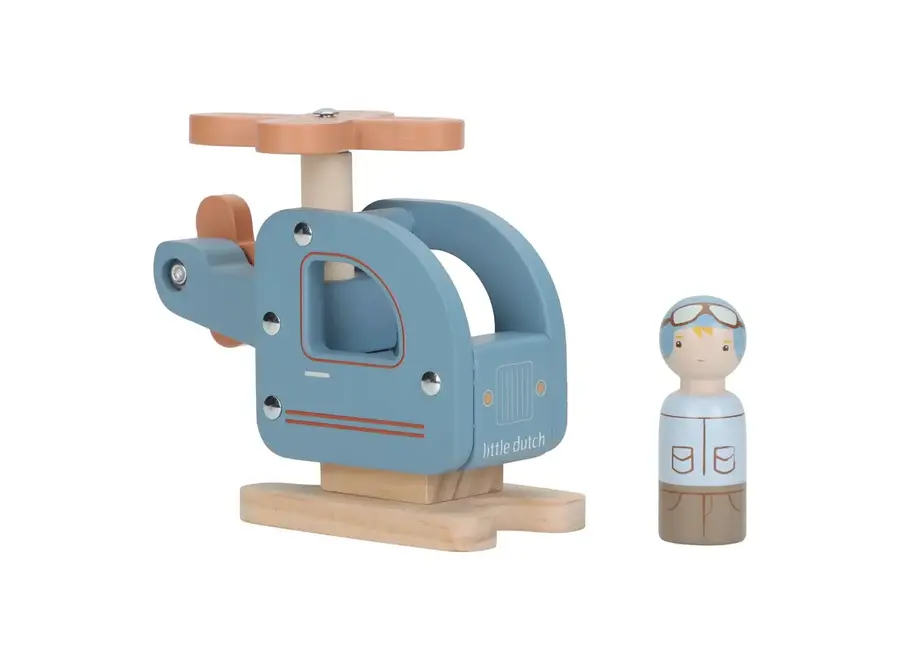Houten helikopter FSC