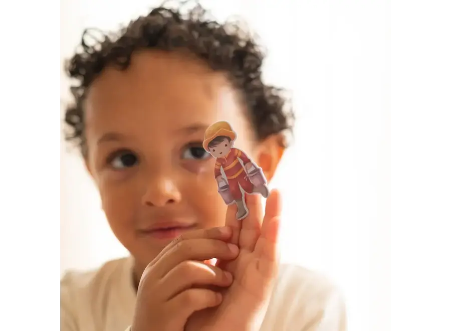 Stickerboek herbruikbaar Jim