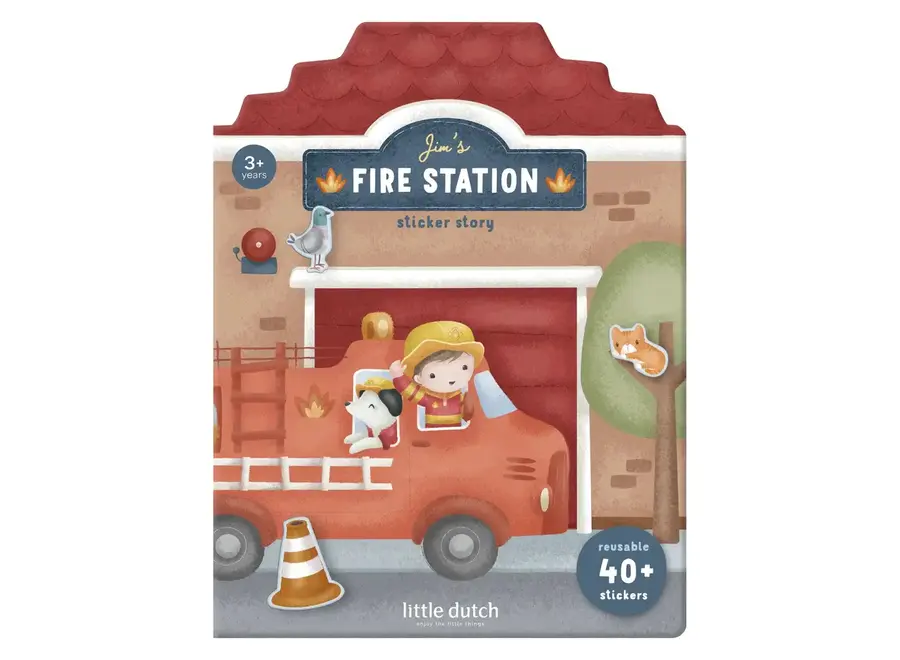 Stickerboek herbruikbaar Jim