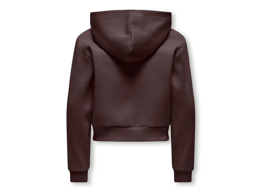Vest Hoodie zip - Coffee Bean