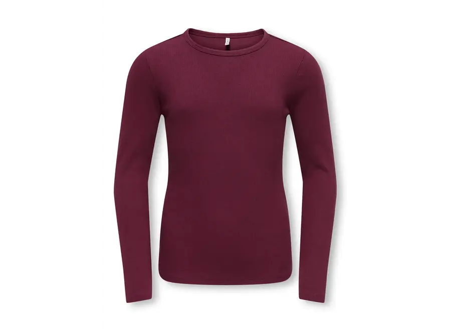 Longsleeve Lucky L/S O-neck - Windsor Wine