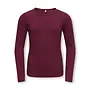 Longsleeve Lucky L/S O-neck - Windsor Wine