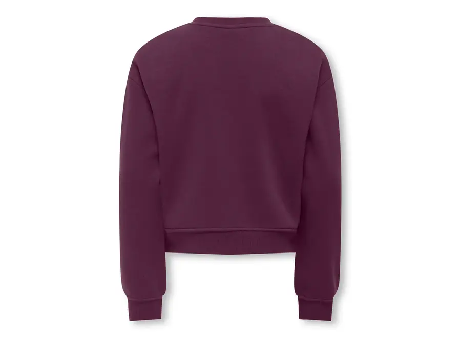 Trui sweat LS noos - Los Angeles California - Mauve Wine