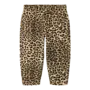 Jeans Bella mom twill pants - Silver Mink LEOPARD noos