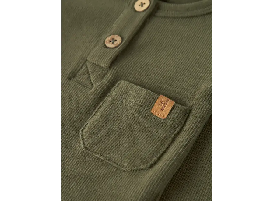 Romper Luno slim body - Winter Moss