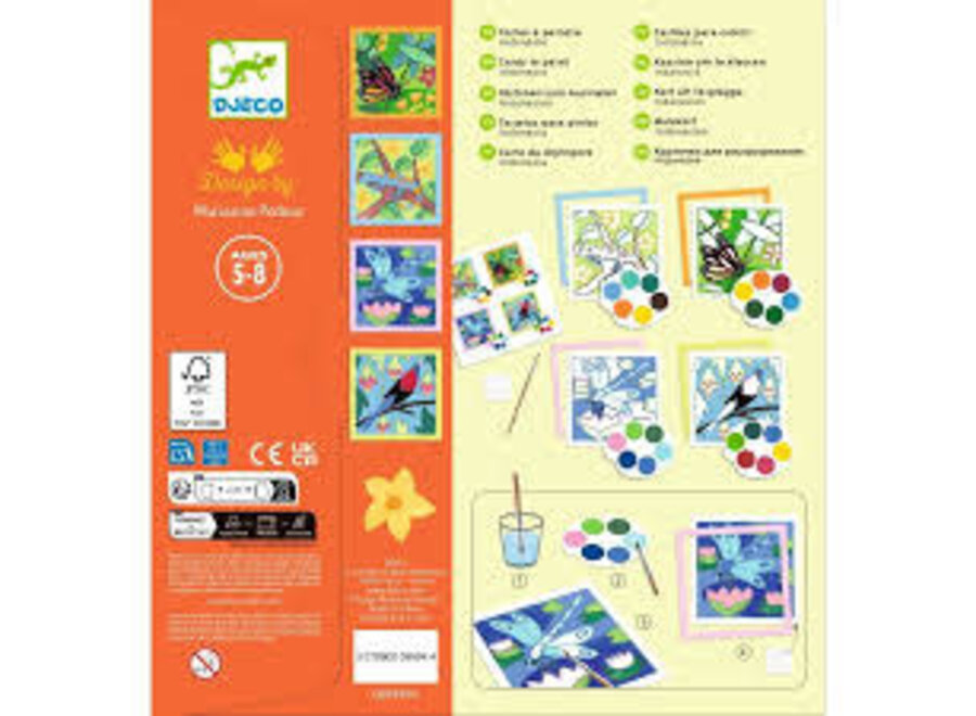 Cards to paint - Indonesia
