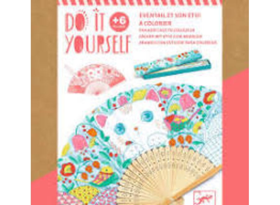 knutselset diy waaier - poes