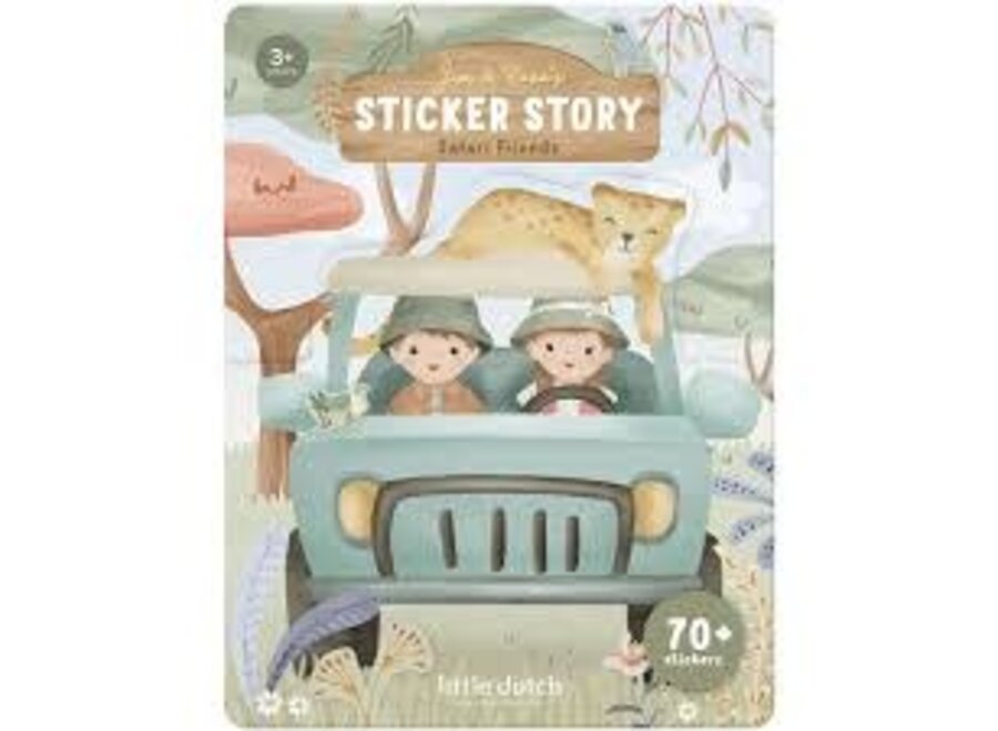 Stickerverhaal herbruikbaar Safari