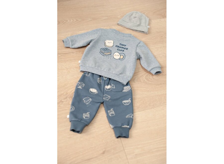Broek AOP - Breakfast Buddy Blauw