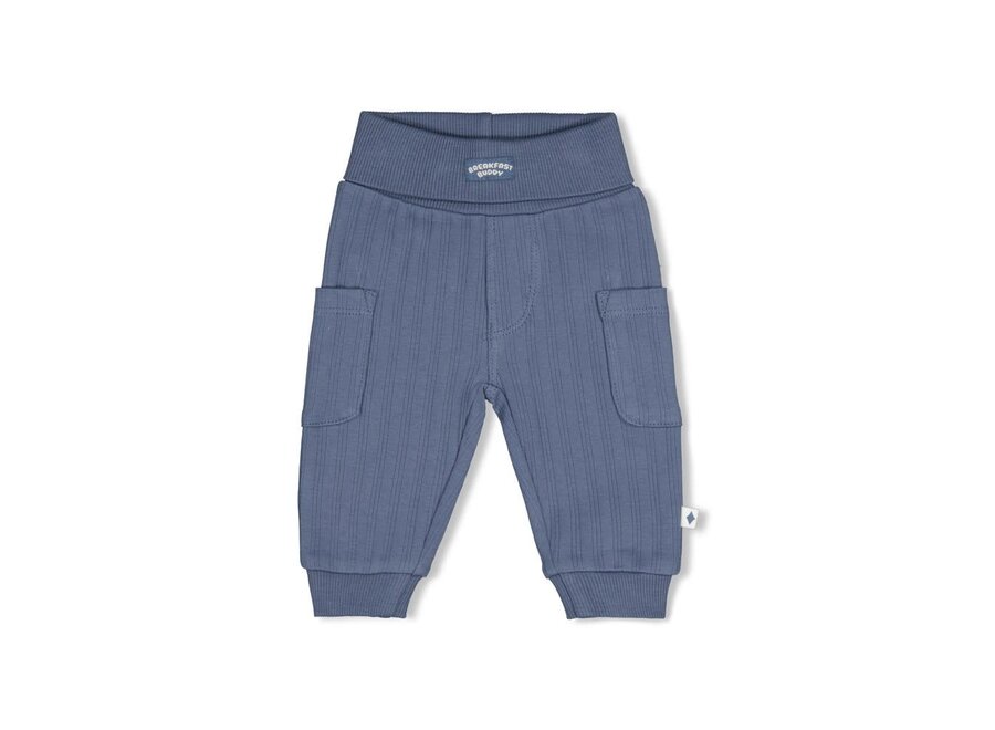 Broek rib - Breakfast BuddyBlauw