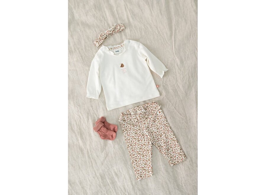 Legging AOP - Fall in Love Offwhite
