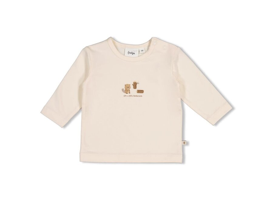 Longsleeve - Tiny Timber Tales Offwhite