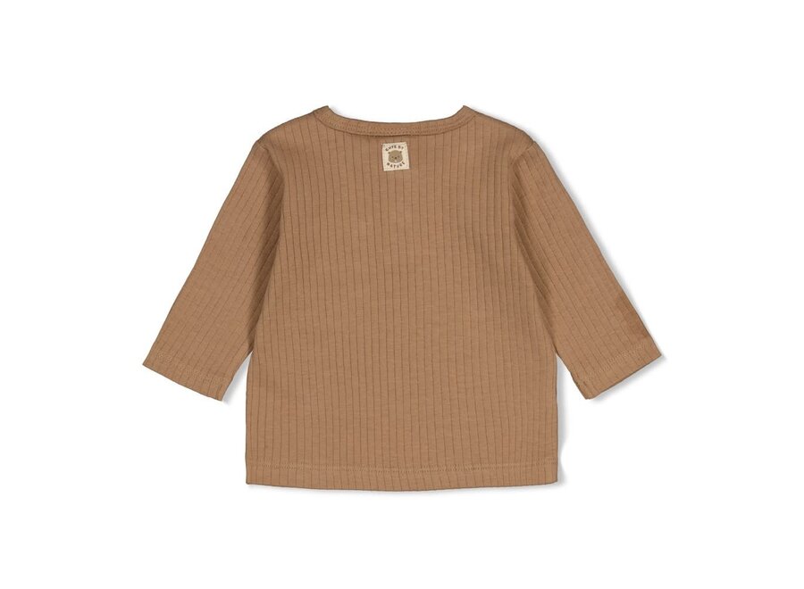 Longsleeve rib - Tiny Timber Tales camel
