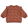 Sweater AOP relaxed fit - Forest Garden bruin