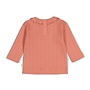 Longsleeve pointelle rib - Forest Garden roze