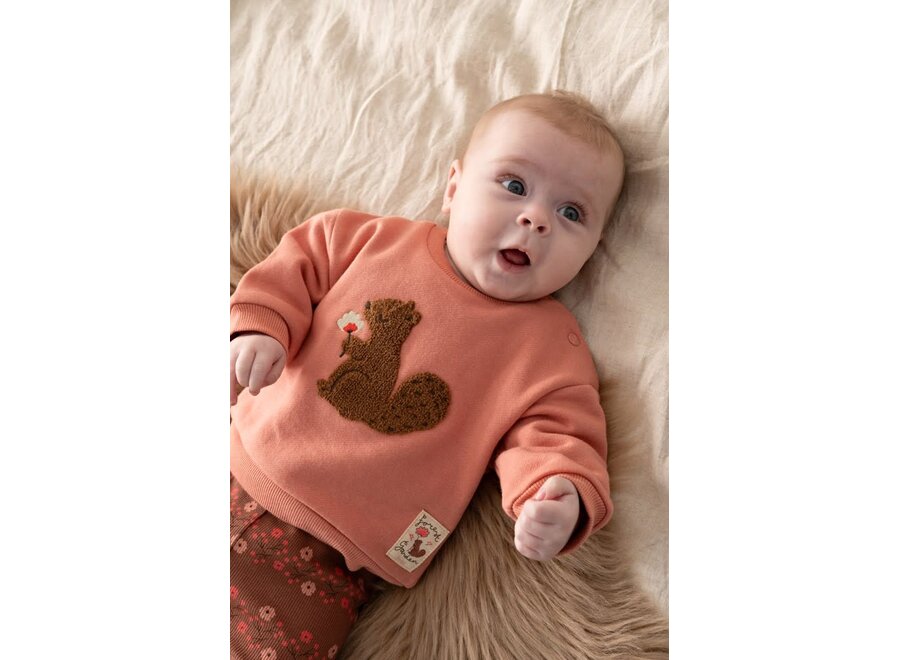 Legging rib AOP - Forest Garden Bruin