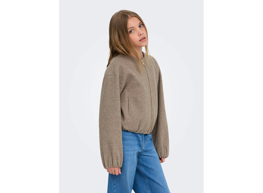 ADINA LIFE SHORT BOMBER taupe