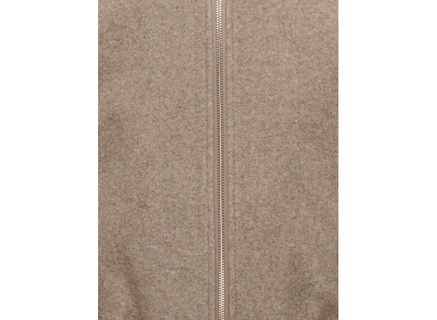 ADINA LIFE SHORT BOMBER taupe