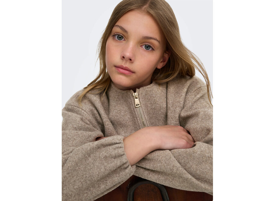 ADINA LIFE SHORT BOMBER taupe
