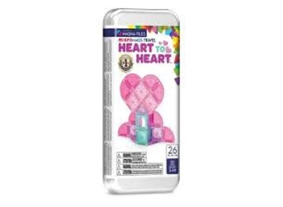 microMAGS Heart to Heart 26 Piece Travel Set