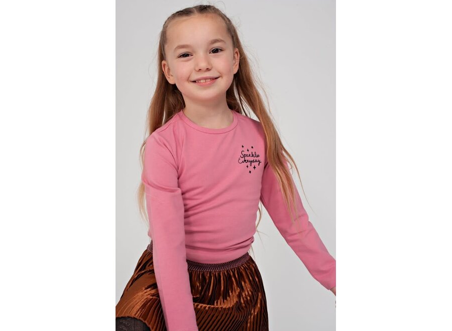 Longsleeve met backprint - City Chic - Roze