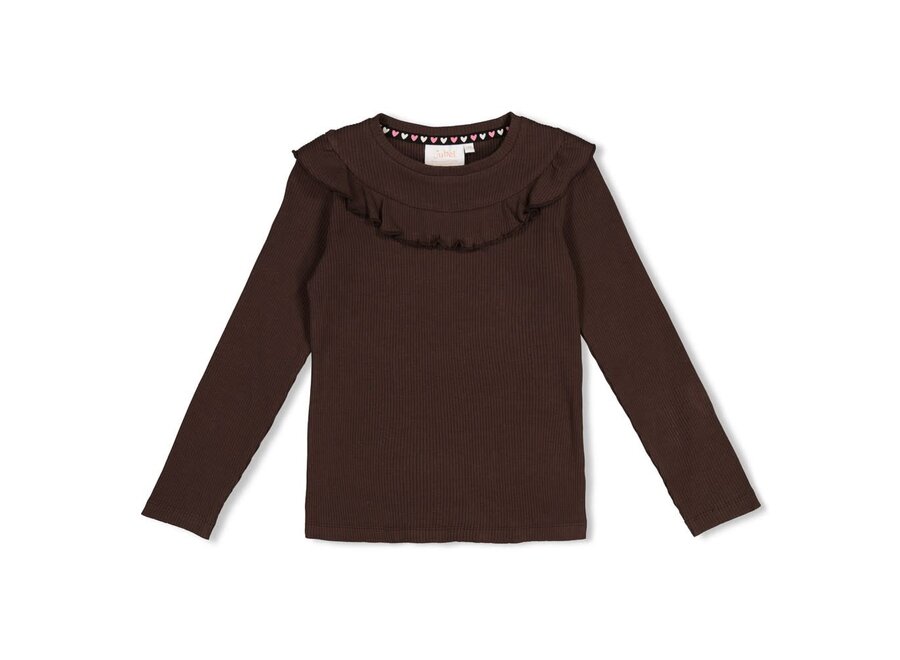 Longsleeve rib - City Chic - Bruin