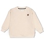 Sweater met backprint relaxed fit - City Chic - Offwhite melange
