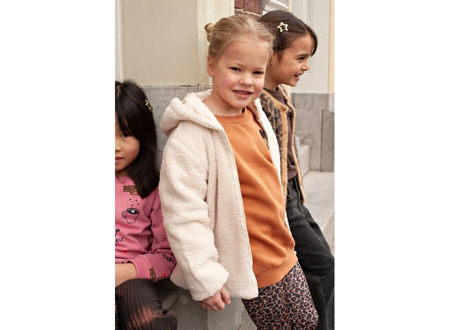 Sweater met backprint relaxed fit - City Chic - Camel