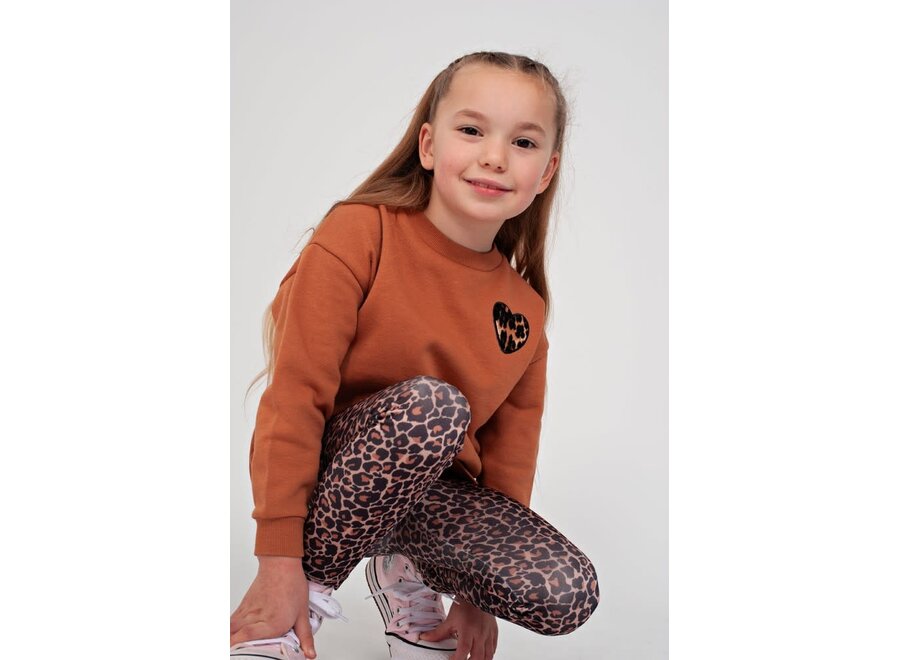 Sportlegging AOP - City Chic - Zand